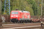 BR 152 169-9 (TF-Portal) D-DB mit Leeren KLV-Zug durch HH-Harburg.