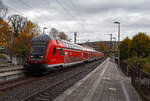 Am 16 Oktober 2025 gab es in Betzdorf/Sieg eine Weichenstrung, so hatte der gerade in den Bahnhof Kirchen/Sieg eingefahrene RE 9 - Rhein Sieg Express (RSX) Siegen - Kln – Aachen,