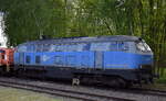 Eisenbahngesellschaft Potsdam mbH, Potsdam (EGP) mit ihrer  225 002-5 (NVR:  92 80 1225 002-5 D-EGP ) am 08.05.25 Hhe Bahnhof Brandenburg Hbf.