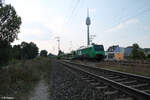 145 088-1 zieht mit einem leeren Autotransportzug durch Nrnberg Hohe Marter.
