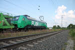 145 088-1 zieht mit einem leeren Autotransportzug durch Nrnberg Hohe Marter.