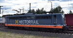 Hector Rail (Germany) GmbH, Bochum mit ihrer  162.004 , Name:  Fitzcarraldo  (NVR:  91 80 6151 057-7 D-HRDE ) am 10.07.25 Hhe Bahnhof Magdeburg Hbf.