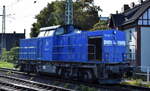 PRESS - Eisenbahn-Bau- und Betriebsgesellschaft Pressnitztalbahn mbH, Jhstadt mit ihrer  203 052-7  [NVR-Nummer: 92 80 1203 165-6 D-PRESS] am 15.09.25 Hhe Bahnhof Magdeburg-Neustadt.