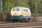 BR 218 469-5 ( Betty Boom ) von Railsystems RP lz durch HH-Harburg.