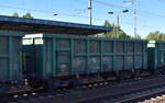 Starkenberger Gterlogistik GmbH, Starkenberg [D] mit einem ihrer Drehgestell-Hochbordwagen in einem Ganzzug mit der Nr.