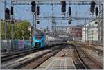Der SNCF Rgiolis tricourant Z 31535 und ein weiterer erreichen als LEX nach Coppet den Bahnhof von Genve.