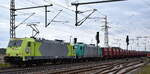 ArcelorMittal Eisenhttenstadt Transport GmbH, Eisenhttenstadt mit den geleasten Alpha Trains Loks  185 603-8  [NVR-Nummer: 91 80 6185 603-8 D-ATLU] mit  185 633-5  [NVR-Nummer: 91 80 6185