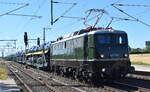 Eisenbahnbau- und Betriebsgesellschaft Pressnitztalbahn mbH, Jhstadt (PRESS) mit der im Eigentum von der SunRail GmbH befindlichen  E40 002 / 140 002-7  (NVR:  91 80 6140 002-7 D-PRESS ) in