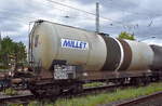 Franzsischer Kesselwagen vom Einsteller MILLET Rail SAS mit der Nr.