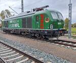 248 066-3 D-NRAIL stand am 23.10.2025 am S-Bahnhof Rostock-Holbeinplatz abgestellt