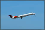 Die ERJ-145 G-SAJI der Loganair hebt am 15.05.2025 in Edinburgh Richtung Southampton ab.