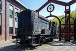 Die dreiachsige dieselelektrische Lokomotive WD 70269, spter NS 508, am 29 April 2025 im Het Spoorwegmuseum (bis 2005 NSM - Nederlands Spoorwegmuseum / Niederlndischen Eisenbahnmuseum) in