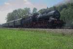 Am 27 Mai 2012 steht GEG 657.2770 mit der Dampfpendelzug aus Timelkamm zwischen Timelkamm und Ampflwang (das genaue Ort weiss ich leider nicht) whrend ein von viier Fotohalten.
