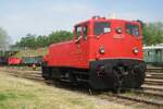 SEK 2062.33 steht am 28 Mai 2012 ins Heizhaus Strasshof und bietet Kabinenfahrten bers Gelndes des Museums an.