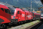 1116 225 als Mittellok des RJX 160/660 (Innsbruck, 02.07.2025)