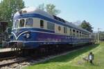 Triebwagen 5145.11 steht am 21 Mai 2023 an das Bahnsteiglein ins Heizhaus Strasshof und knnte vons Museumsaral fotografiert werden.