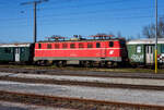 Die 1141.20 (91 81 1141 020-6 A-GEG) der GEG - sterreichische Gesellschaft fr Eisenbahngeschichte GmbH, ex BB 1141 020-6, ex BB 1141.20, ist am 03.