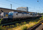 Die eigentlich „weie“ SIEMENS Vectron MS 193 512-1 (91 80 6193 512-1 D-ELOC) der ELL - European Locomotive Leasing (Wien) hat am 01 Juli 2025 mit einem KLV-Zug in Richtung Kln