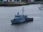 (275'064) - Schiff auf der Elbe am 8.