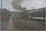 Les chemin de fer disparus - Die verschwundenen Bahnen (Zell - Todtnau 1889 1967) - Die SEG G 2x 2/2 105 der Blonay - Chamby Bahn verlsst mit ihrem Gterzug 10573 Blonay in Richtung Chamby.