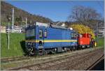 Ungewohnt und so funktioniert es natrlich nicht: die MOB Gem 2/2 2504 steht mit der CEV X464 in Blonay.