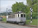 Les chemins de fer disparus - Die verschwundenen Bahnen (LLB 1915 - 1967) Der Leuk Leukerbad Bahn (LLB) Triebwagen mit der Anschrift ABFe 2/4 N 10 der Blonay Chamby Bahn beim Manver in