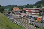 Blick ber den Bahnhof von Wasen i.E.