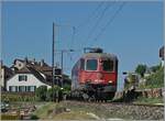 Hier nochmals die SBB Re 6/6 11669 (Re 620 069-5 )  Hgendorf  mit etwas mehr Umfeld als Lokzug zwischen Ligerz und Twann auf der Fahrt in Richtung Biel/Bienne.