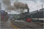 Les chemin de fer disparus - Die verschwundenen Bahnen (Zell - Todtnau 1889 1967) - Die SEG G 2x 2/2 105 der Blonay - Chamby Bahn verlsst mit ihrem Gterzug 10573 Blonay in Richtung Chamby.