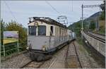 Les chemin de fer disparus - Die verschwundenen Bahnen (LLB 1915- 1967) Der Leuk Leukerbad Bahn Triebwagen mit der Anschrift ABDeh 2/4 N 10 hat mit seinem Museumszug N 1009 von Blonay
