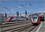 Die SBB Twindexx Zge dominieren vermehrt das Bild: IC 1 nach Genve und IR 15 nach Palzieux.