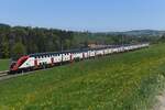 2025-04-30.SBB CFF FFS Chem la Comba Puidoux  Automotrice  deux tages Bombardier Twindexx  RABe 502 022     la photo vous intresse merci de me contacter 