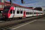 Werbe-NINA 525 036 treft am 23 Mrz 2017 in Thun ein.