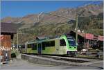 Der TPC ASD ABe 4/8 472 verlsst Les Diablerets als R71 431 nach Aigle.