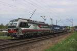 Am 2 Mai 2025 wunscht SBBCI 193 460 die Fotrografen eine gute Nacht -auch wann es gerade Mittag ist- bei der Bahnbergang in Venlo-Vierpaardjes.