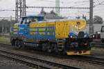 Am regnerischen 25 September 2025 durchfahrt GJW Praha 744 165 rhig Koln and den Weg richtung Praha.