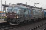 CD Werbevectron 193 568 wirbt fr die Einstze der Vectronen auf Tschechiens Gleise am 25 September 2025 in Koln.
