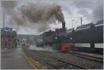 Les chemin de fer disparus - Die verschwundenen Bahnen (Zell - Todtnau 1889 1967) - Die SEG G 2x 2/2 105 der Blonay - Chamby Bahn verlsst mit ihrem  Gterzug 10573 Blonay in Richtung