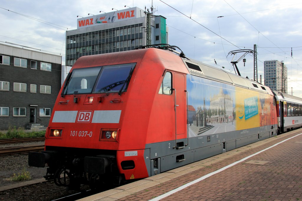 101 037-0 am 30.08.2012 in Dortmund Hbf