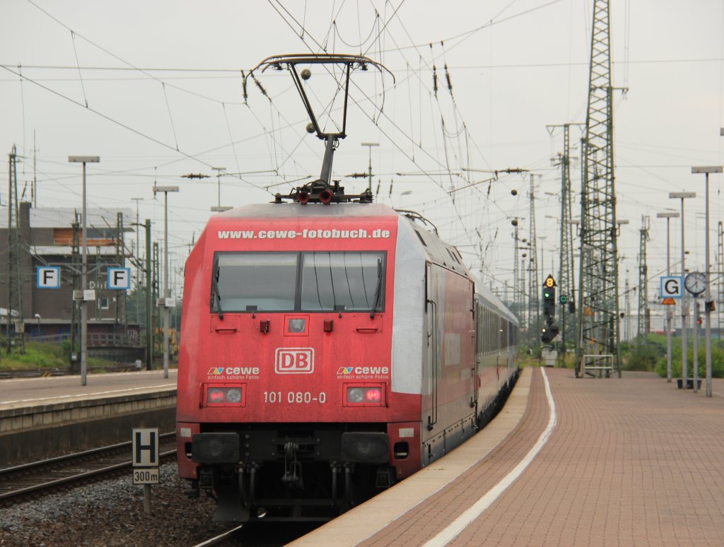 101 080-0 am 27.06.2012 in Dortmund Hbf