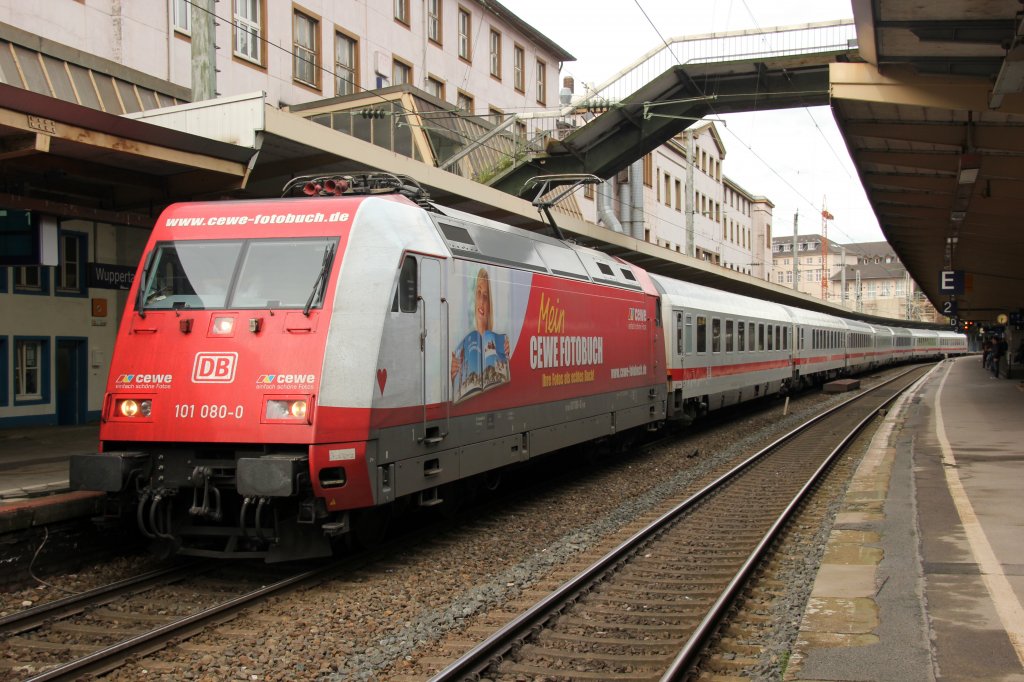 101 080-0 in Wuppertal Hbf am 14.07.2012