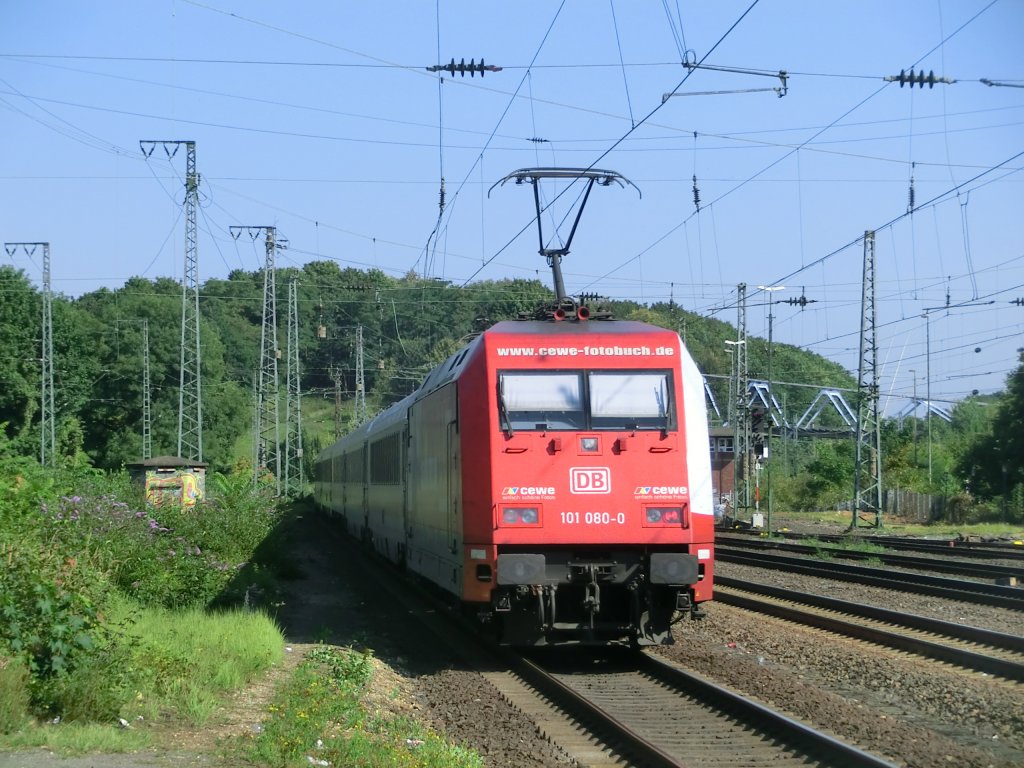 101 080 fuhr am 16.09.2012 durch Kln West