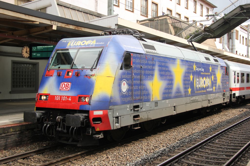 101 101-4 in Wuppertal Hbf am 12.07.2012