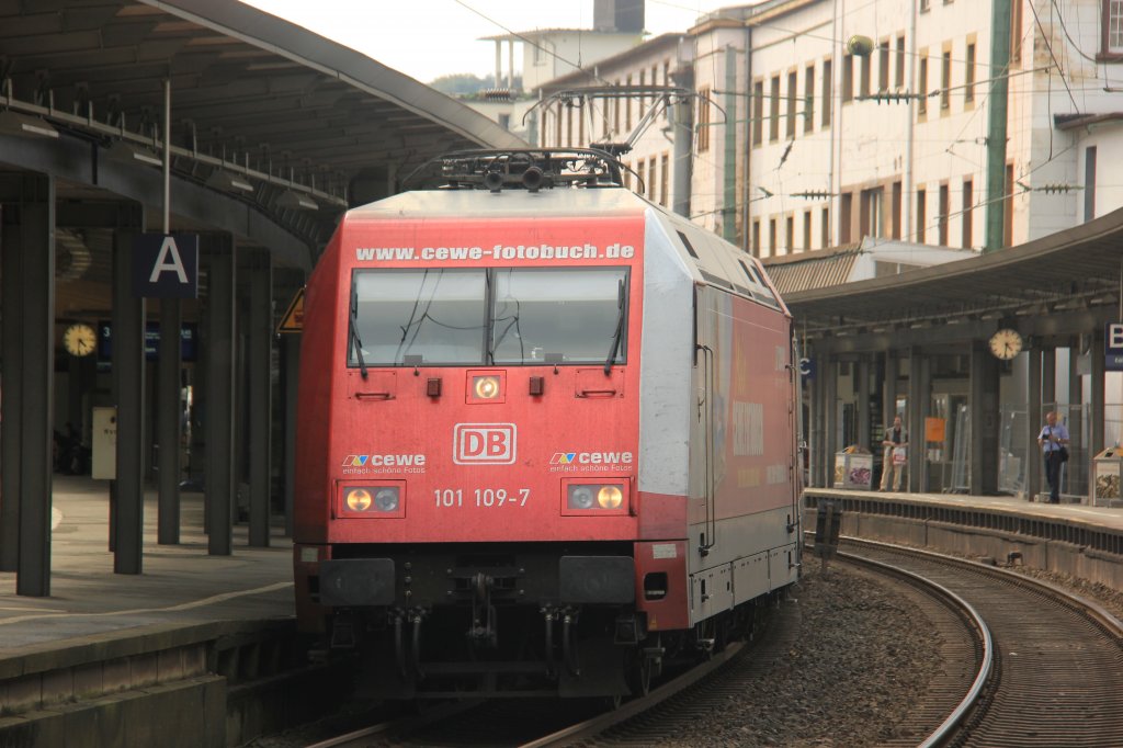 101 109-7 am 27.08.2012 in Wuppertal Hbf