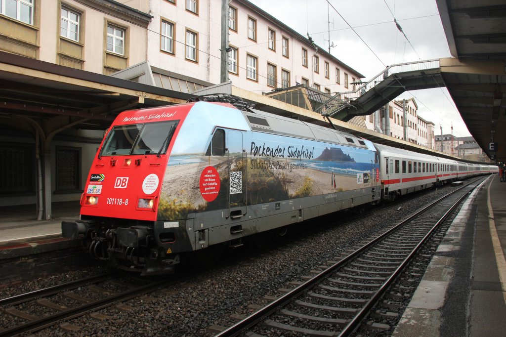 101 118-8 in Wuppertal Hbf am 14.07.2012