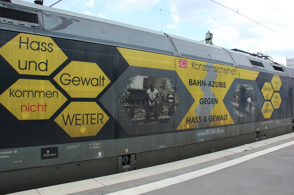 101 141 in Essen Hbf am 20.07.2012
