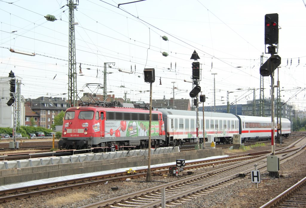 110 491-8 am 03.07.2012 in Mnster Hbf