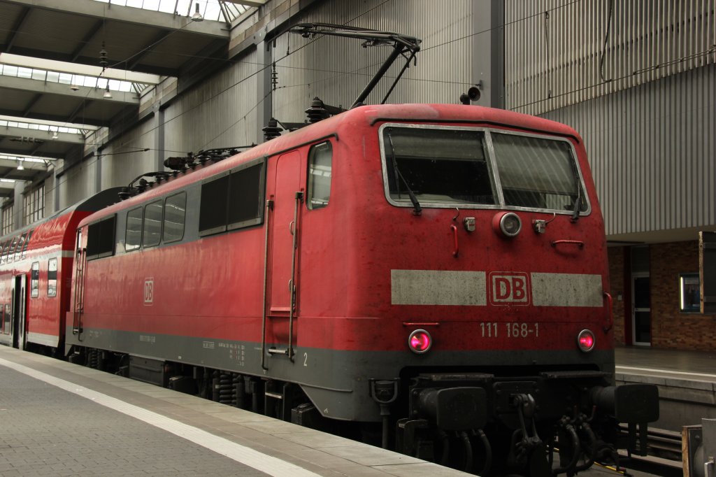 111 168-1 am 25.07.2012 in Mnchen Hbf