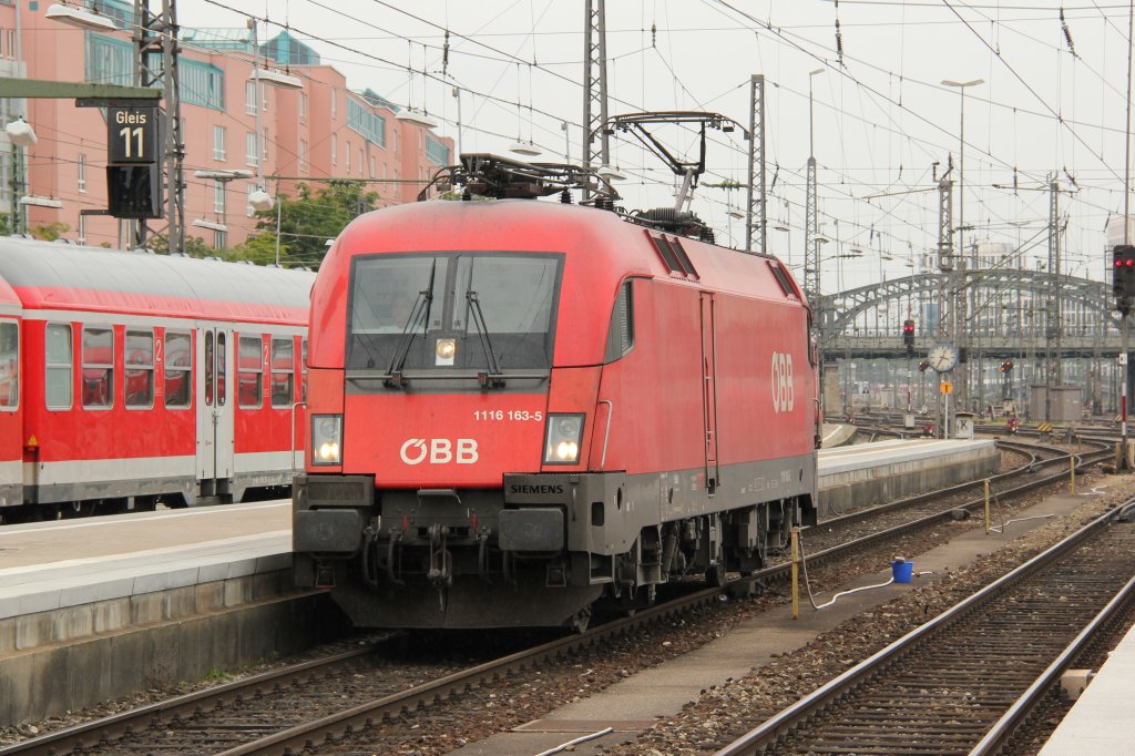 1116 163-5 in Mnchen Hbf