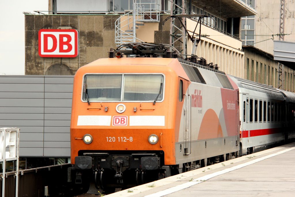120 112-8 in Essen Hbf am 20.07.2012